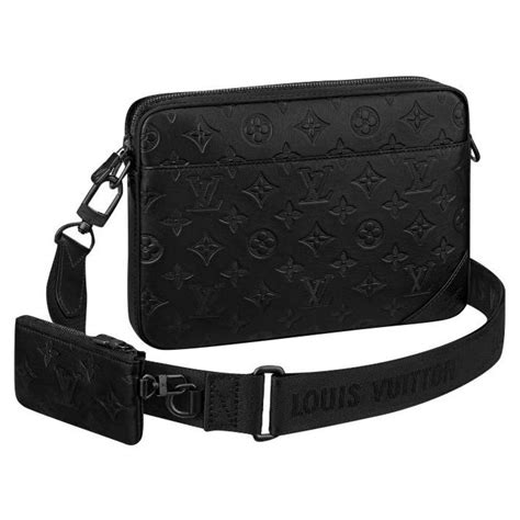 lv messenger bag men black|louis vuitton side bags men's.